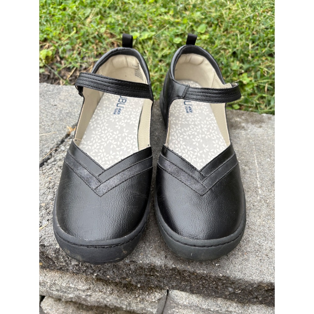 JBU Jambu Raven Black Mary Jane Flats Memory Foam Comfort Shoes Womens 8.5M